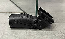 Рукоятка перенесення вогню DLG Tactical (DLG-048-black) на планку Picatinny, колір Чорний, складана, ручка перенесення вогню, фото 6