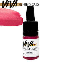 Пигмент VIVA ink Mineral Lips 5 Hibiscus-6 мл (Пигменты для татуажа-перманетного макияжа, микроблейдинга губ)