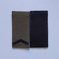 Погон Старший Солдат ЗСУ на липучці (олива)