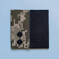 Погон Лейтенант ЗСУ на липучці (піксель)