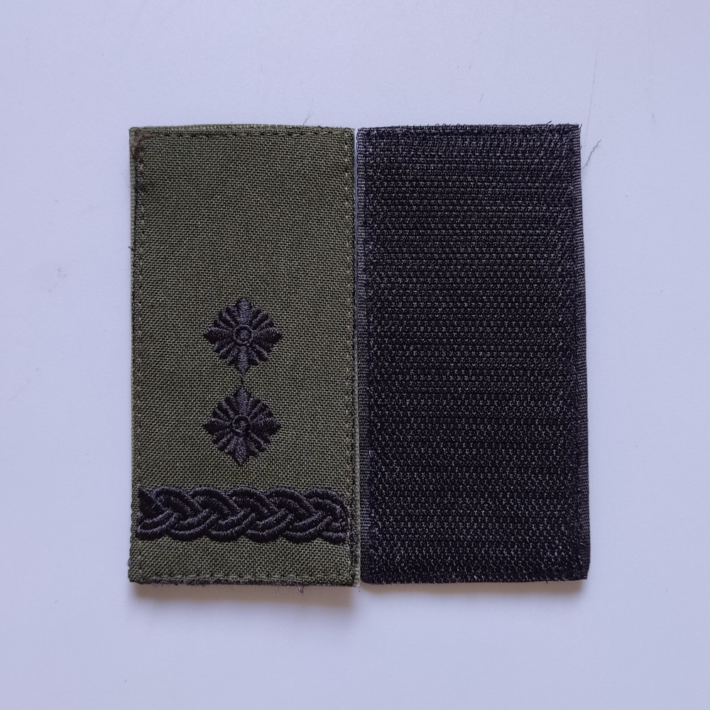 Погон Підполковник ЗСУ на липучці (олива)