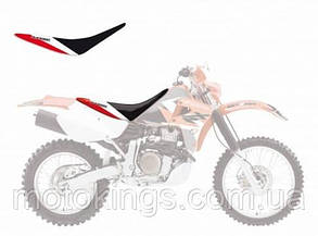 ЧЕХОЛ НА СИДЕНЬУ BLACKBIRD HONDA XR 650R '00-'09 DREAM ЧОРНИЙ ЦВЕТ /БІЛИЙ/КРАСНИЙ/E1129E