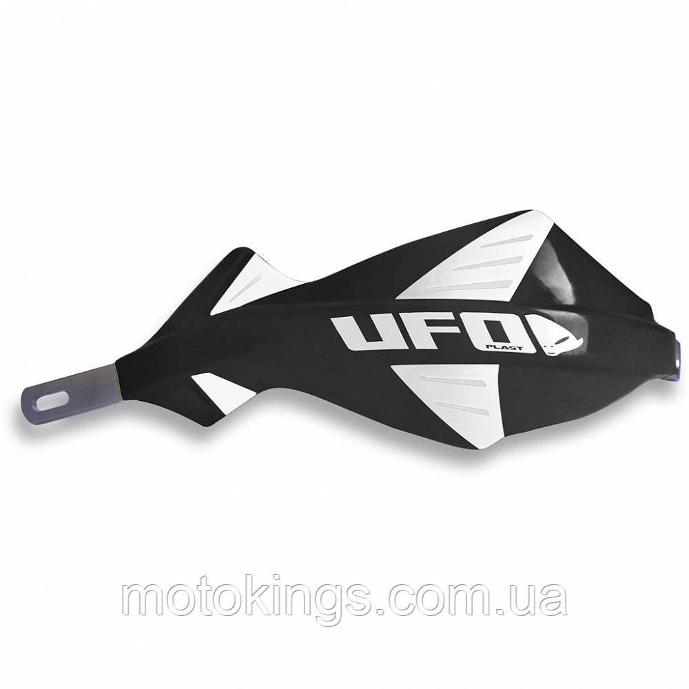 UFO ОБШИВКА РУЛЯ (HANDBARY) АЛЮМІНІЄВИЙ DISCOVER ЧОРНИЙ ЦВЕТ ( З ФІКСАЦІЙ 28MM)/PM01654001