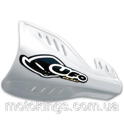 UFO ОБШИВКА РУЛЯ (HANDBARY) YAMAHA YZF/WRF 250/450 '03-'17 ЦВЕТ БІЛИЙ /YA03875046