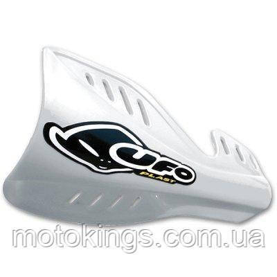 UFO ОБШИВКА РУЛЯ (HANDBARY) YAMAHA YZF/WRF 250/450 '03-'17 ЦВЕТ БІЛИЙ /YA04825046
