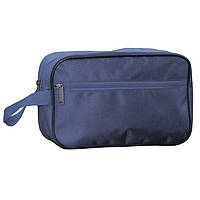 Косметичка для туалетного приладдя дорожня з ручкою синя або чорна