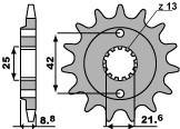 PBR ПЕРЕДНЯЯ ЗВЕЗДА 525 17 18NC (ЦЕПЬ. 520)/5251718NC