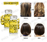 Капсули вітамінні для живлення і блиску волосся Sevich hair vitamin (жовті), фото 3