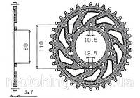 SUNSTAR ЗАДНЯЯ ЗВЕЗДА 334 40 HONDA VF 750C MAGNA '94-'04 (RC43) (JTR1334.40)ЦЕПЬ. 530)/SUN1-5363-40