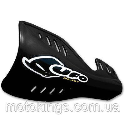 UFO ОБШИВКА РУЛЯ (HANDBARY) YAMAHA YZF/WRF 250/450 '03-'17 ЧОРНИЙ ЦВЕТ /YA04825001