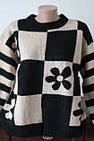 Жіноча кофточка квітка-квадрат, фото 5