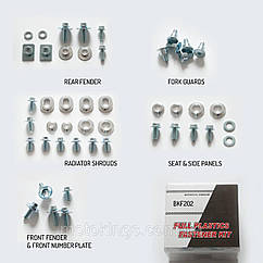 ACCEL КОМПЛЕКТ БОЛТОВ К ПЛАСТИКАМ YAMAHA YZF 250 '10-'13, WR 450F '12-'14/BKF-202