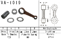 VESRAH ШАТУН HONDA TRX500 FA/FG '01-'13 (FOURTRAX, FOREMAN, RUBICON)/VA-1019