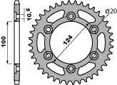 PBR ЗАДНЯЯ ЗВЕЗДА 1027 37 C45 DUCATI 900 SS 91-00, 88 STRADA 93-95 (JTR735.37)ЦЕПЬ. 520/102737C45