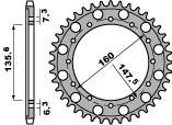 PBR ЗАДНЯЯ ЗВЕЗДА 1507 52 F FANTIC 50 (ЦЕПЬ. 428)/150752F