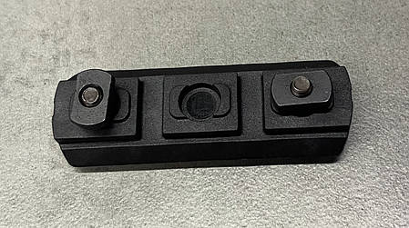 Планка Picatinny для кріплення на M-LOK, Чорна, DLG TACTICAL (DLG-110-black) 5 Slots, планка Пікатінні для M-LOK, фото 3