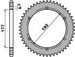 PBR ЗАДНЯЯ ЗВЕЗДА 223 50 C45 HUSQVARNA WR 120/250/350 79-88 (ЦЕПЬ. 520)/22350C45