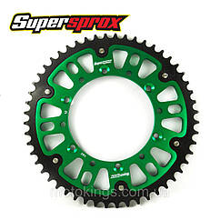 SUPERSPROX ЗВЕЗДА ЗАДНЯЯ 489 50 STEALTH (СТАЛЬНO-АЛЮМИНИЕВАЯ) KAWASAKI KX/KXF /RST-460:50-GRN