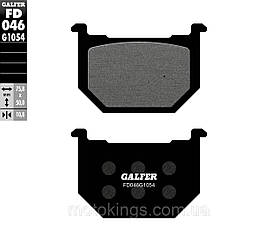 GALFER ТОРМОЗНІ КОЛОДКИ KH51 SUZUKI GN/GS/GSX ПЕРЕДАННЯ/FD046G1054