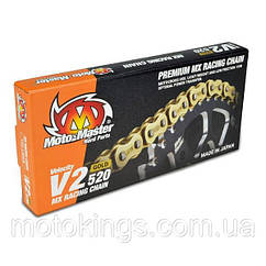 MOTO-MASTER ЦЕПЬ V2-428G MX RACING GOLD CHAIN REGULAR ЦВЕТ ЗОЛОТОЙ /M642801