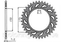 SUNSTAR ЗАДНЯЯ ЗВЕЗДА 844 52 YAMAHA DT 125R/RE 99-06 (JTR839.52) (ЦЕПЬ. 428)/SUN1-2682-52