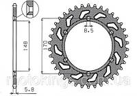 SUNSTAR ЗАДНЯЯ ЗВЕЗДА 804 42 SUZUKI DR 600 (85-89), DR 650 (90-95) (JTR828.42)/SUN1-3667-42