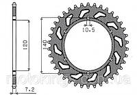 SUNSTAR ЗАДНЯЯ ЗВЕЗДА 5301 40 KAWASAKI СX6R`95-97(JTR498.40) (ЦЕПЬ. 525)/SUN1-4529-40