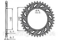 SUNSTAR ЗАДНЯЯ ЗВЕЗДА 502 45 KAWASAKI GPX 750R, GPС 750/900/1100, СRX/ССR 1100 )/SUN1-5652-45