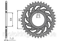 SUNSTAR ЗАДНЯЯ ЗВЕЗДА 468 46 KAWASAKI BN 125 ELIMINATOR '98-'09 (JTR468.46) (ЦЕПЬ. 428)/SUN1-2153-46