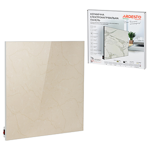 Керамічна панель ARDESTO 8м2 400Вт мех. упр-ння 60 х 60см бежевий мармур