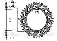 SUNSTAR ЗАДНЯЯ ЗВЕЗДА 4365 41 SUZUKI DR 650 SE '96-'12 (JTR1791.41) (ЦЕПЬ. 525)/SUN1-4628-41