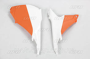 UFO КРИШКА ПОВІТРЯНОГО ФІЛЬТРА KTM SX/SXF '13-'15 ЦВЕТ OEM (ОРАНЖОВИЙ/БІЛИЙ)/KT04053999W