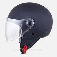 Шлем MT HELMETS ОТКРИТЫЙ JET STREET SOLID цвет черный матовый/MT110500033/XS