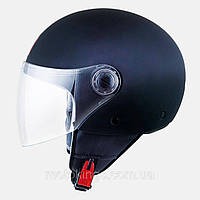 ШЛЕМ MT HELMETS ОТКРИТЫЙ JET STREET SOLID ЦВЕТ Черный ГЛЯНЕЦ/MT110500023/XS