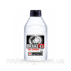 IPONE ТОРМОЗНАЯ ЖИДКОСТЬ  BRAKE FLUID DOT 5,1 500 МЛ. 100% СИНТЕТИКА (270 ШТ.) (16)/800313