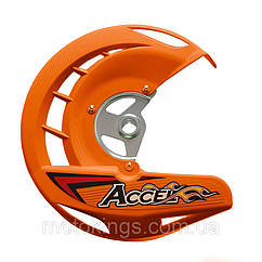 КРИШКА ТОРМОЗНОГО ДИСКА ACCEL (ПЕРЕДНЯ) KTM SX/SXF '03-'14, EXC, EXCF '03-'15 ЦВЕТ ОРАНЖ/FDG-05OR