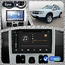 Штатна магнітола 9" Lesko для Dacia Duster I Рестайлінг 2013-2017 1/16Gb Wi-Fi GPS Base Дачища, фото 4