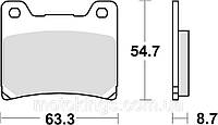 TRW LUCAS ТОРМОЗНЫЕ КОЛОДКИ KH88/MCB530