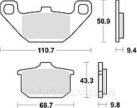 TRW LUCAS ТОРМОЗНЫЕ КОЛОДКИ KH85/MCB532