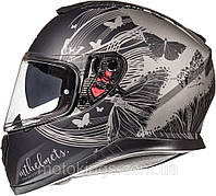 Шлем MT HELMETS ИНТЕГРАЛЬНЫЙ THUNDER 3 SV SV PITLANE цвет черный/серый мат/MT10555461236/L