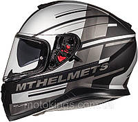 Шолом MT HELMETS ІНТЕГРАЛЬНИЙ THUNDER 3 SV SV PITLANE колір сірий мат/MT10555072233/XS