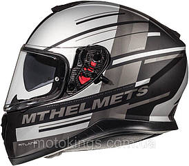 Шолом MT HELMETS ІНТЕГРАЛЬНИЙ THUNDER 3 SV SV PITLANE колір сірий мат/MT10555072233/XS