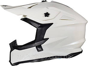 Шолом MT HELMETS CROSS FALCON SOLID колір білий глянец/MT11190000007/XL