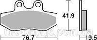 SBS ТОРМОЗНЫЕ КОЛОДКИ KH393 STREET CERAMIC ЧЕРНЫЙ ЦВЕТ YAMAHA CYGNUS 125 ПЕРЕДНИЕ/190HF