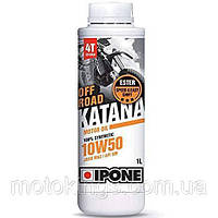 IPONE KATANA OFF ROAD 10W60 МАСЛО ДЛЯ ДВИГАТЕЛЯ OWY 100% СИНТЕТИКА 1L (ESTER, MA2) (IP1108)/800019