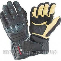 ПЕРЧАТКИ ROLEFF SPORT КОЖАНЫЕ (KANGUR) ЧЕРНЫЙ ЦВЕТ/RO69/3XL