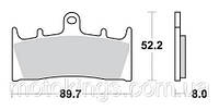 SBS ТОРМОЗНЫЕ КОЛОДКИ KH188 RACING ДВОЙНОЙ КАРБОН ЧЕРНЫЙ ЦВЕТ/686DC