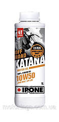 IPONE KATANA OFF ROAD 10W50 МАСЛО ДЛЯ ДВИГАТЕЛЯ 100% СИНТЕТИКА  2 Л. (ESTER, MA2)/800365