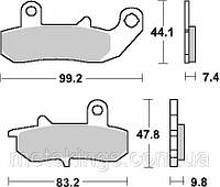 SBS ТОРМОЗНЫЕ КОЛОДКИ  KH157 STREET CERAMIC ЧЕРНЫЙ ЦВЕТ SUZUKI DR 650/750/800/635HF