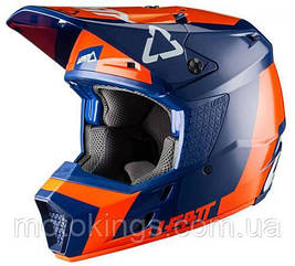 ШЛЕМ LEATT CROSS HELMET GPX 3.5 V20.2 ORANGE ЦВЕТ ОРАНЖЕВЫЙ/ТЕМНО-СИНИЙ РАЗМЕР S/1020001231